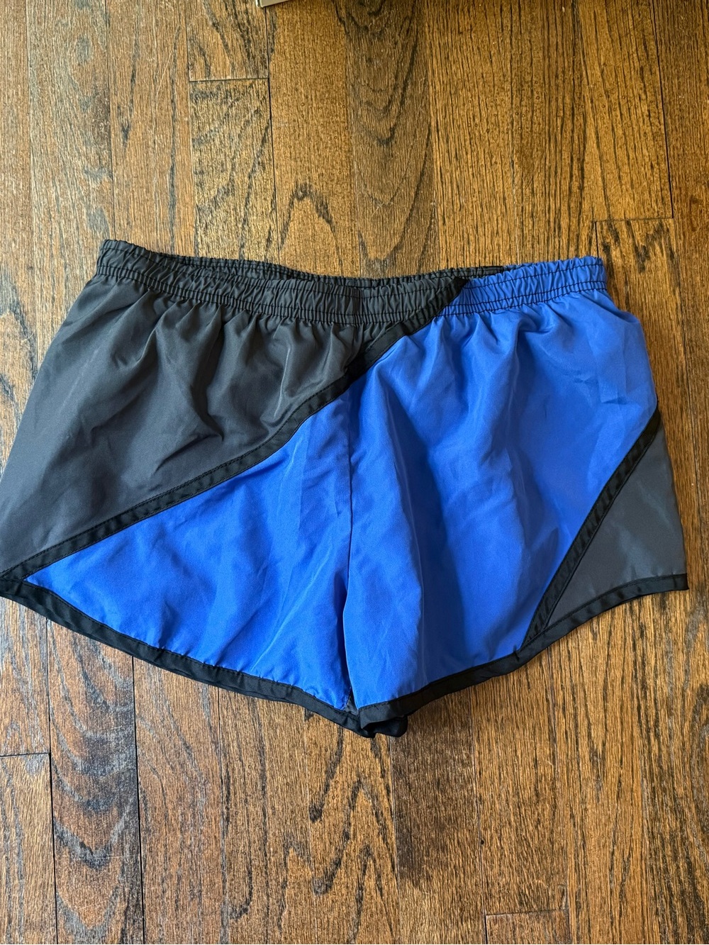 Women's 90 Degree By Reflex Black and Blue Activewear Shorts Size Medium